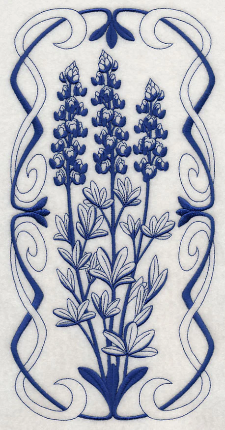 Art Nouveau Bluebonnet (Bluework) - Image 5