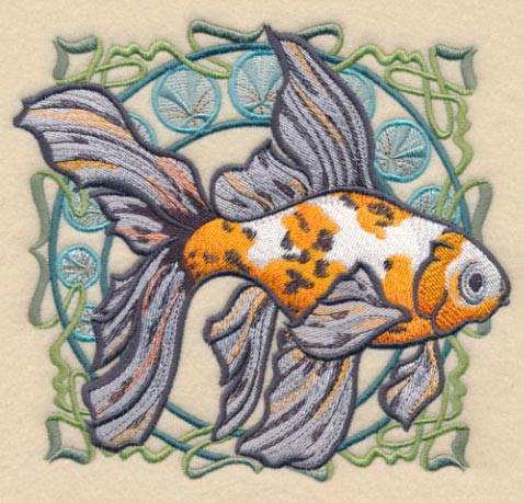 Art Nouveau Goldfish - Image 2