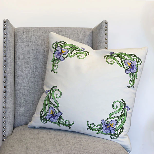Art Nouveau Iris Corner - Image 4