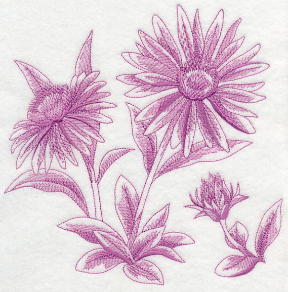 Aster Botanical (Toile) - Image 6