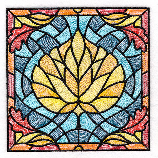 Autumn Accents Stained Glass - Aspen Leaf - Image 5