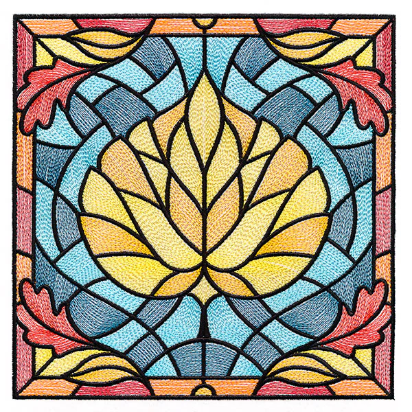 Autumn Accents Stained Glass - Aspen Leaf - Image 9