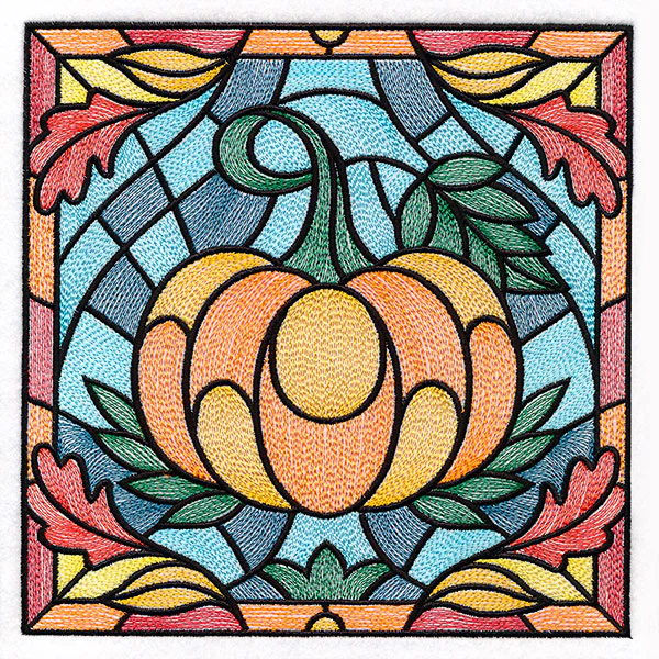 Autumn Accents Stained Glass - Pumpkin - Image 5