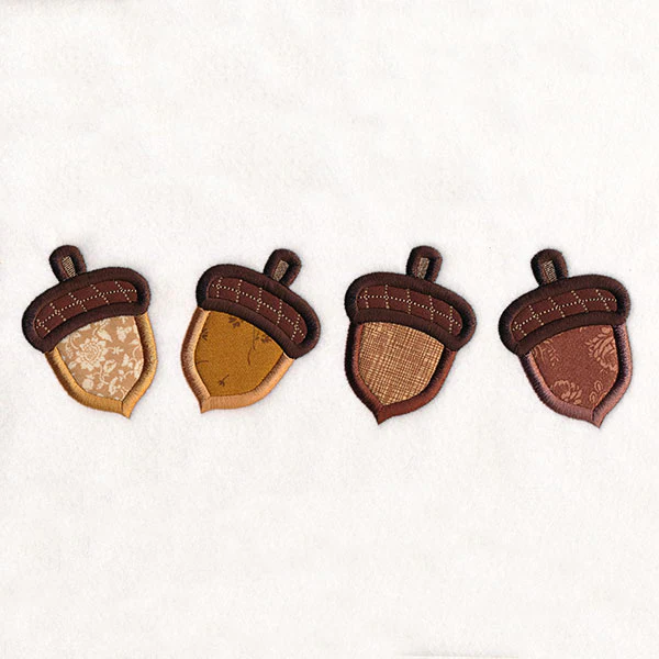 Autumn Acorn Border (Applique) - Image 2