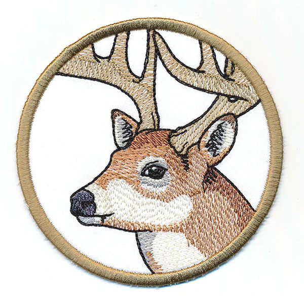 Autumn Animals Coasters - Deer (In-the-Hoop) - Image 2