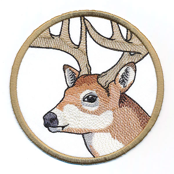 Autumn Animals Coasters - Deer (In-the-Hoop) - Image 3