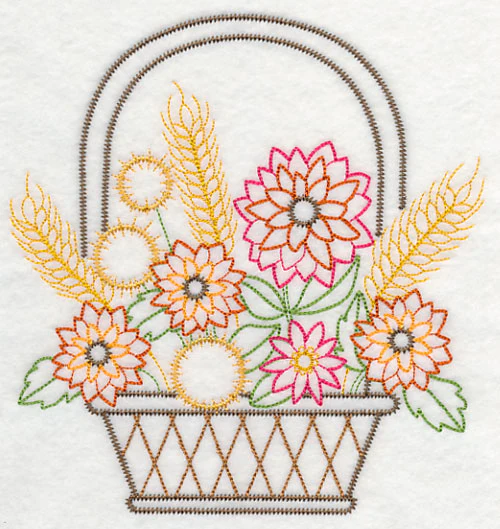 Autumn Beauty Basket (Vintage) - Image 5