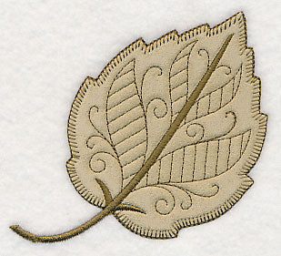Autumn Birch Leaf (Heirloom Applique) - Image 2