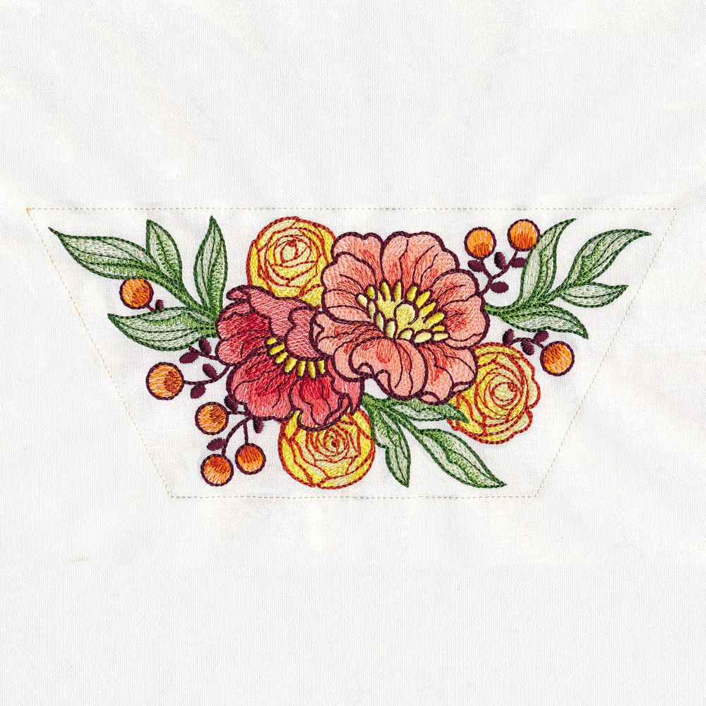 Autumn Blooms Hexagon Pocket Potholder - Image 4