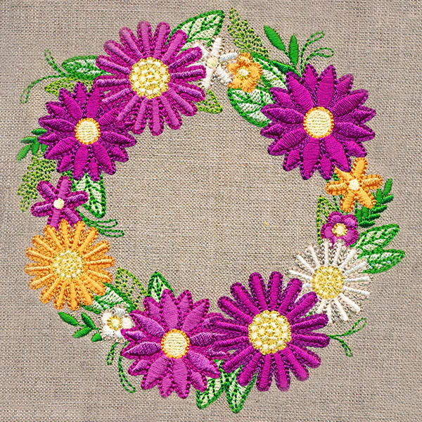 Autumn Blossoms Wreath - Image 4
