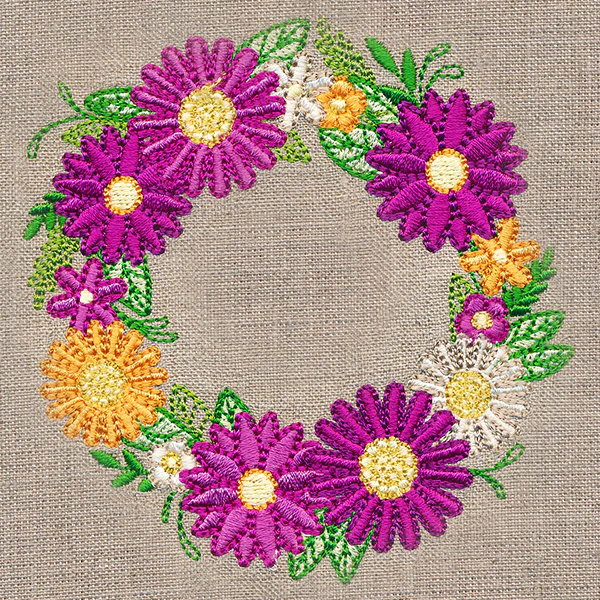 Autumn Blossoms Wreath - Image 5