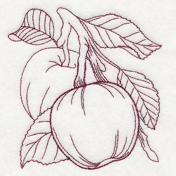 Autumn Bounty Quilting Square - Apples (Double Run) - Image 5