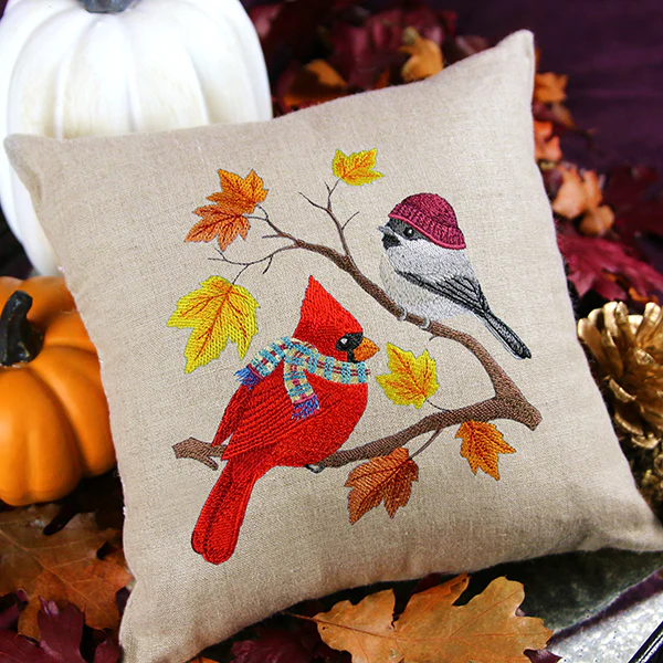 Autumn Bundled-Up Birdies - Image 2