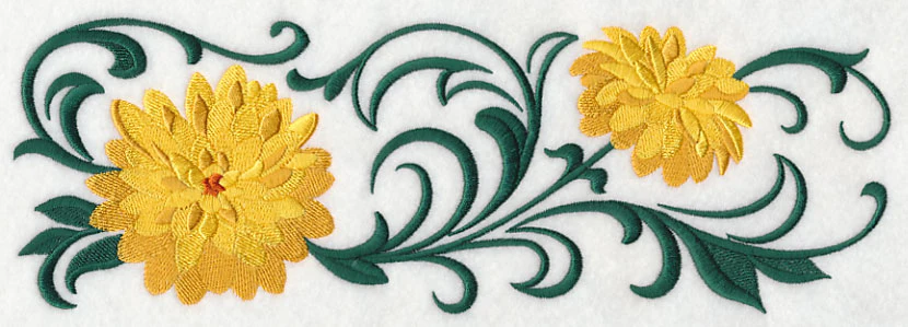 Autumn Chrysanthemum Border
