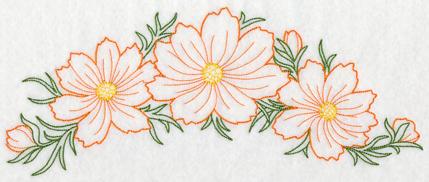 Autumn Cosmos Spray (Vintage)