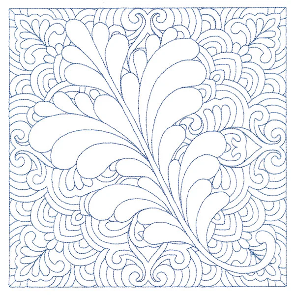 Autumn Delights Oak Leaf Quilting Square (Double Run) - Image 6