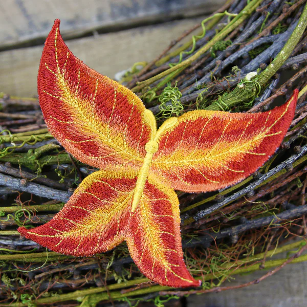 Autumn Dogwood Leaf Butterfly (In-the-Hoop) - Image 3