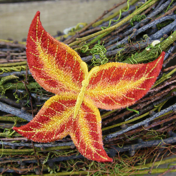 Autumn Dogwood Leaf Butterfly (In-the-Hoop) - Image 5