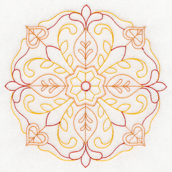 Autumn Flourish Medallion (Vintage) - Image 2
