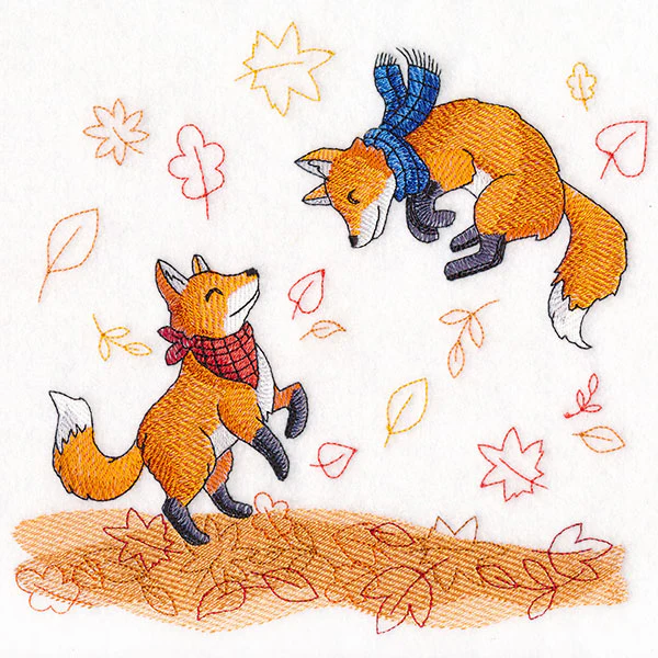 Autumn Fun Foxes - Image 5