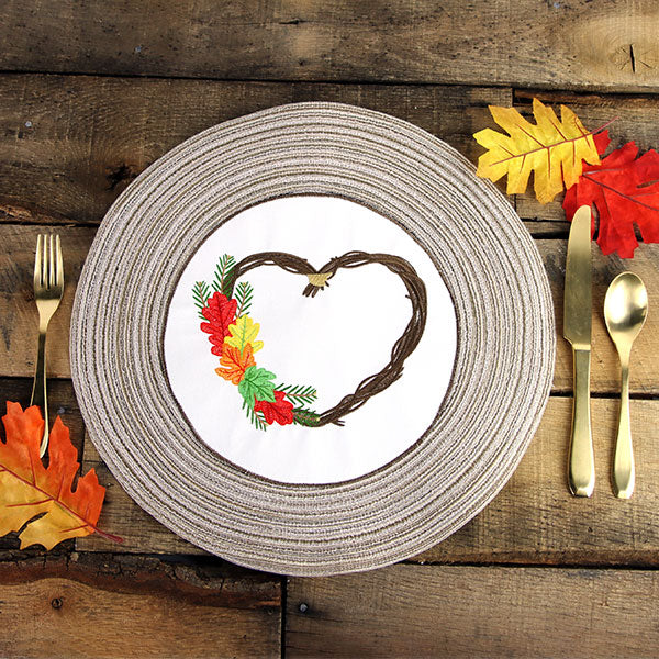 Autumn Heart Wreath - Image 8
