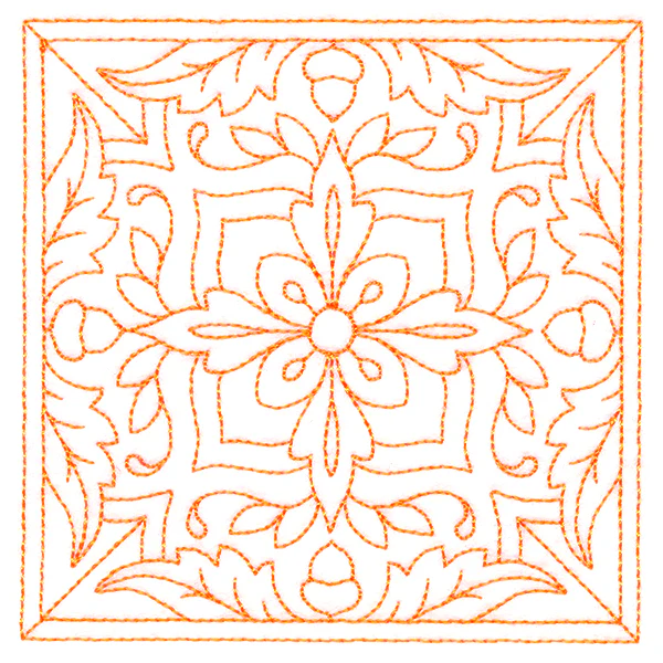 Autumn Kaleidoscope Quilting Square 6 (Double Run) - Image 5