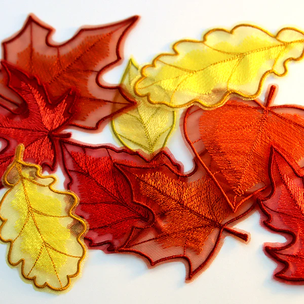 Autumn Magic - Poplar Leaf (Organza) - Image 2