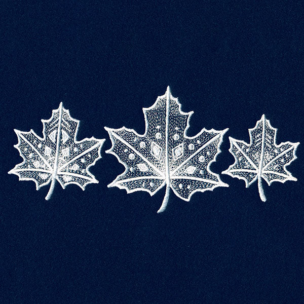 Autumn Maple Leaf Trio - Image 3