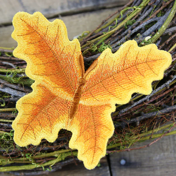 Autumn Oak Leaf Butterfly (In-the-Hoop) - Image 7