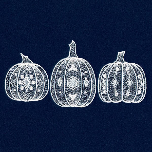 Autumn Pumpkin Trio - Image 3