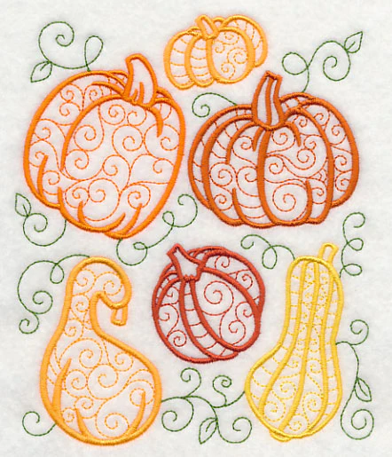 Autumn Pumpkins and Gourds - Image 2