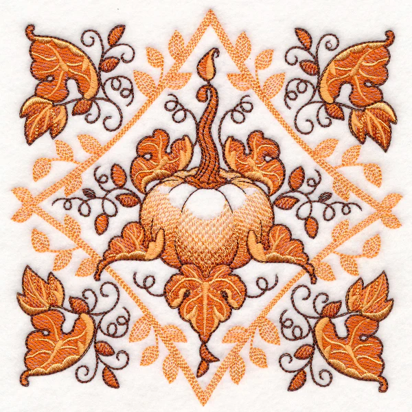 Autumn Square Moment - Pumpkin - Image 2