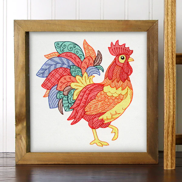 Autumn Time Rooster - Image 4