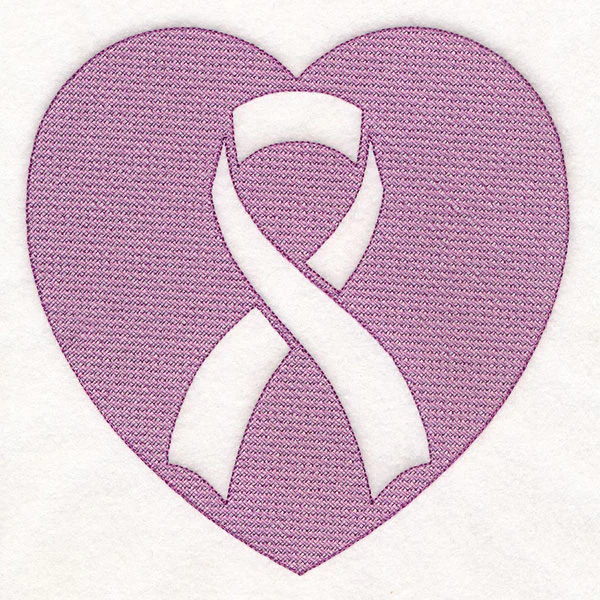 Awareness Ribbon Heart (Embossed) - Image 10