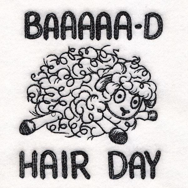 Baa-d Hair Day Sheep - Image 7