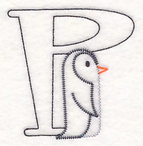 Baby Animals Letter P (Vintage) - 4 1/2 Inch - Image 2
