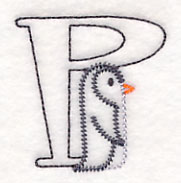 Baby Animals Letter P (Vintage) - 4 1/2 Inch - Image 3