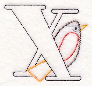 Baby Animals Letter X (Vintage) - 4 1/2 Inch - Image 2