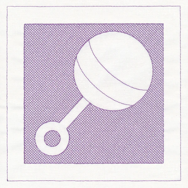 Baby Rattle (Trapunto)