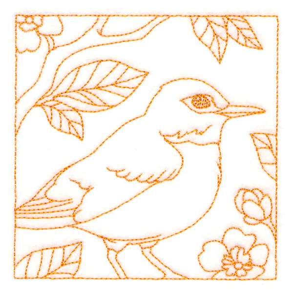 Backyard Birds Quilting - Robin (Double Run) - Image 5