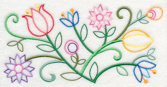 Ballet of Blooms Border (Vintage) - Image 6