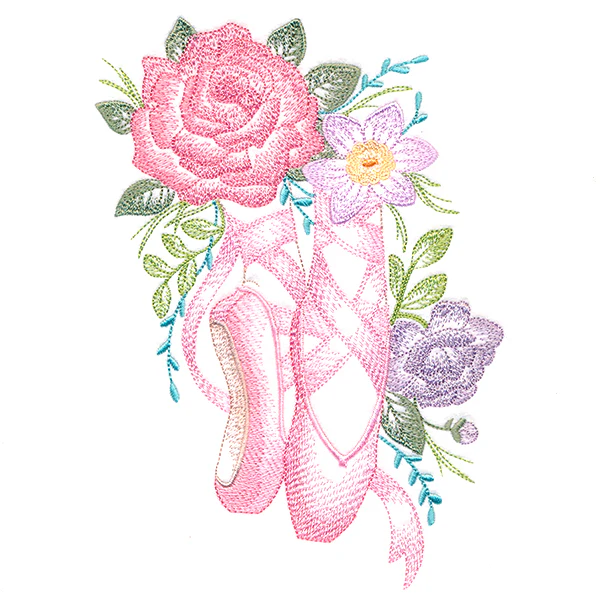 Ballet Slippers in Bloom - Image 2