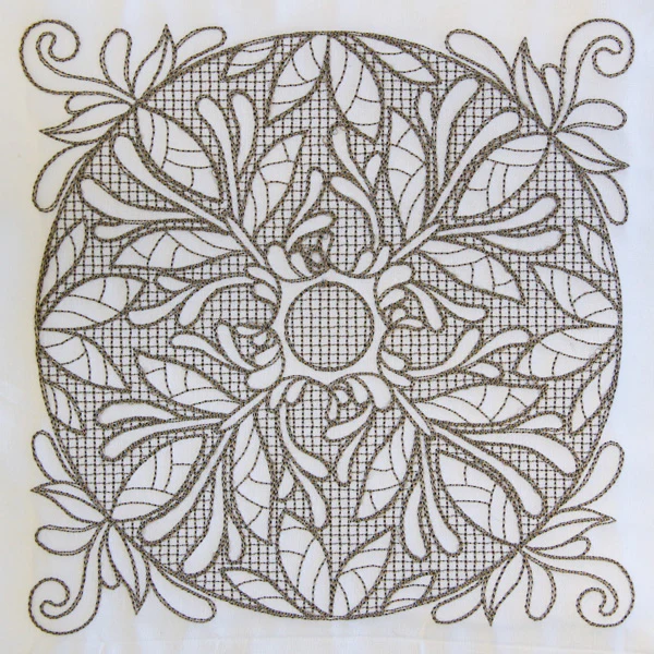 Baroque Beauty Square 2 (Trapunto) - Image 2
