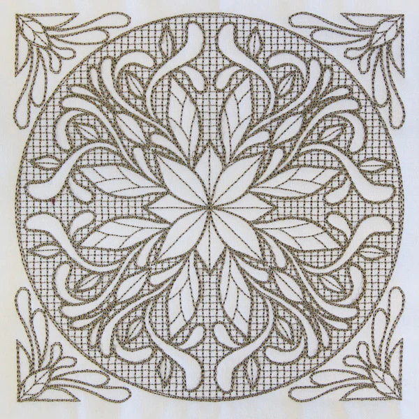 Baroque Beauty Square 6 (Trapunto) - Image 3