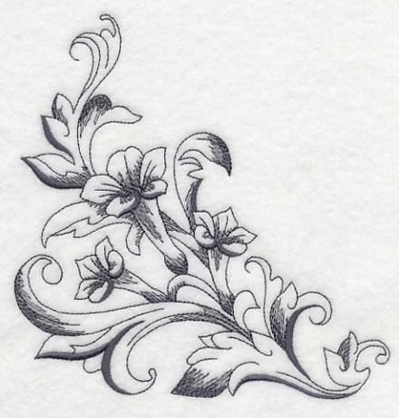 Baroque Trumpet Vine Corner