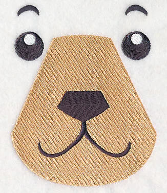 Barry Bear Face (Smiling)
