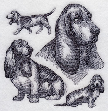 Basset Hound Sketch - Image 4
