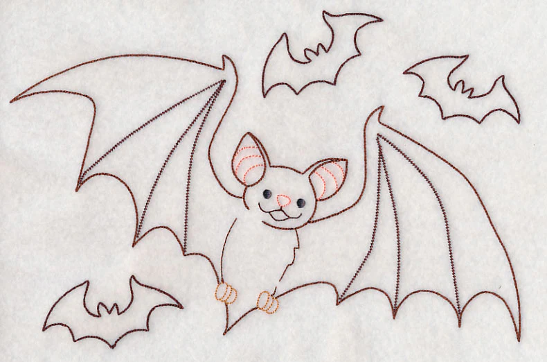 Bats in Flight (Vintage) - Image 6