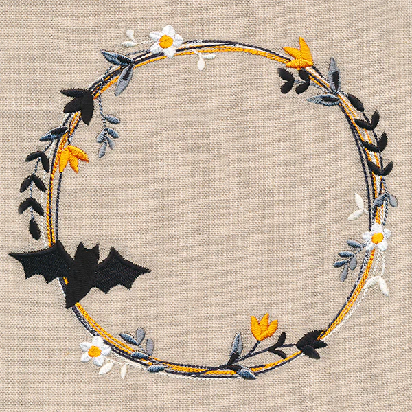 Batty & Beautiful Wildflower Wreath - Image 3