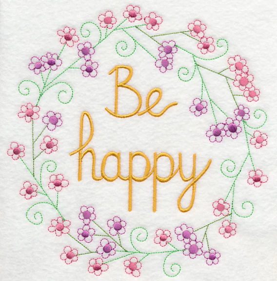 Be Happy Wreath - Image 6